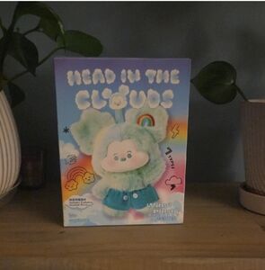 NIB. Head in the Clouds Plush Toy - Blue and Green
